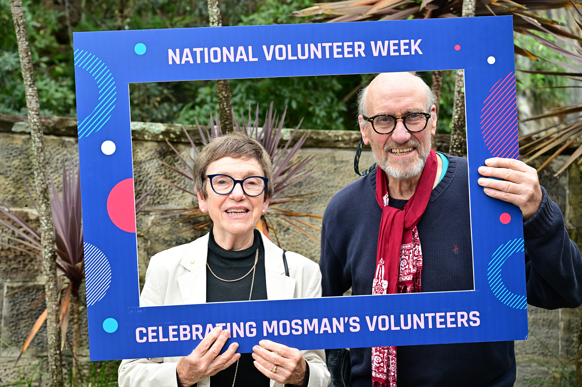 Two volunteers