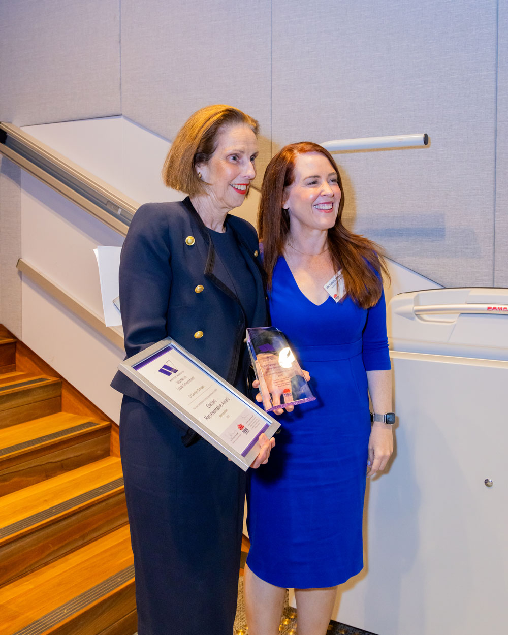 Carolyn Corrigan wins Women in Local Government award 